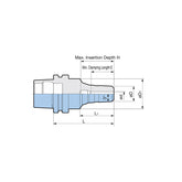 @HSK-E SHANK  Clamping diameter: ø3 · ø4 - Makotools Industrial Supply Tools for Metal Cutting
